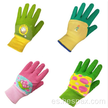 Guantes de jardinería con recubrimiento de goma de látex Hespax Guantes de jardinería al aire libre